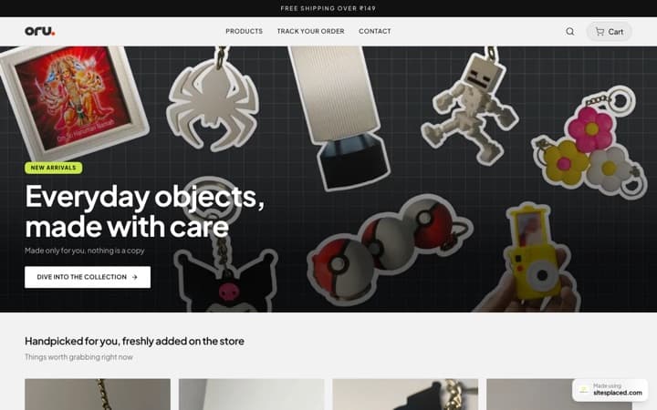 oru labs — a live store built and published on SitesPlaced