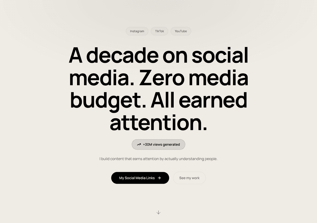 Steve Corbin Jr. — a real creator portfolio built and published on SitesPlaced