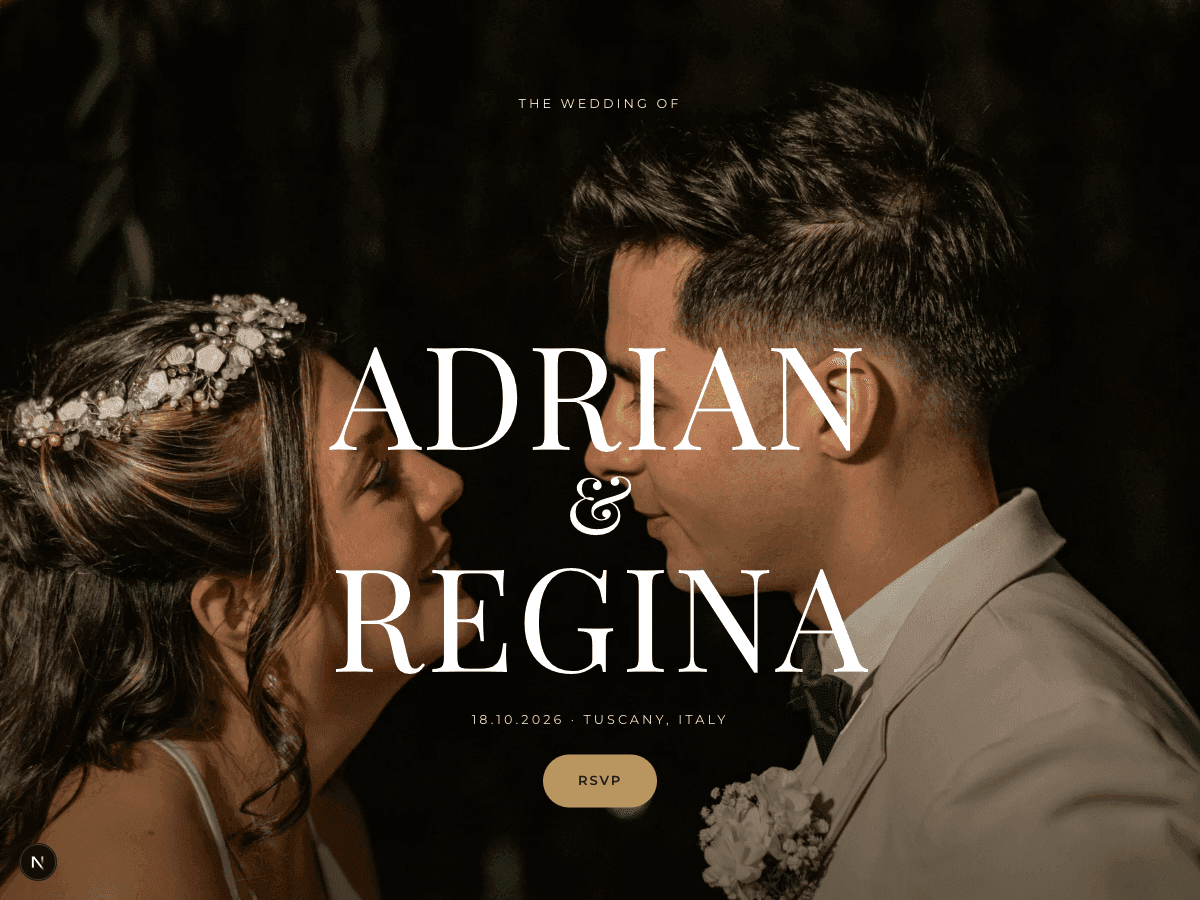 Eterno — Wedding Invitation template preview