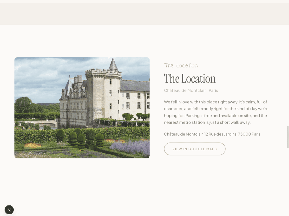 Lumière — Wedding Invitation template preview