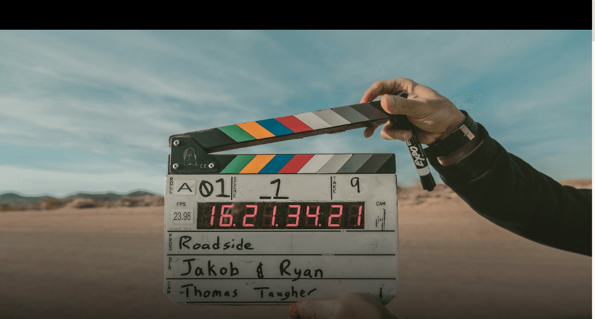 Preview of the Cinema Reel Portfolio template