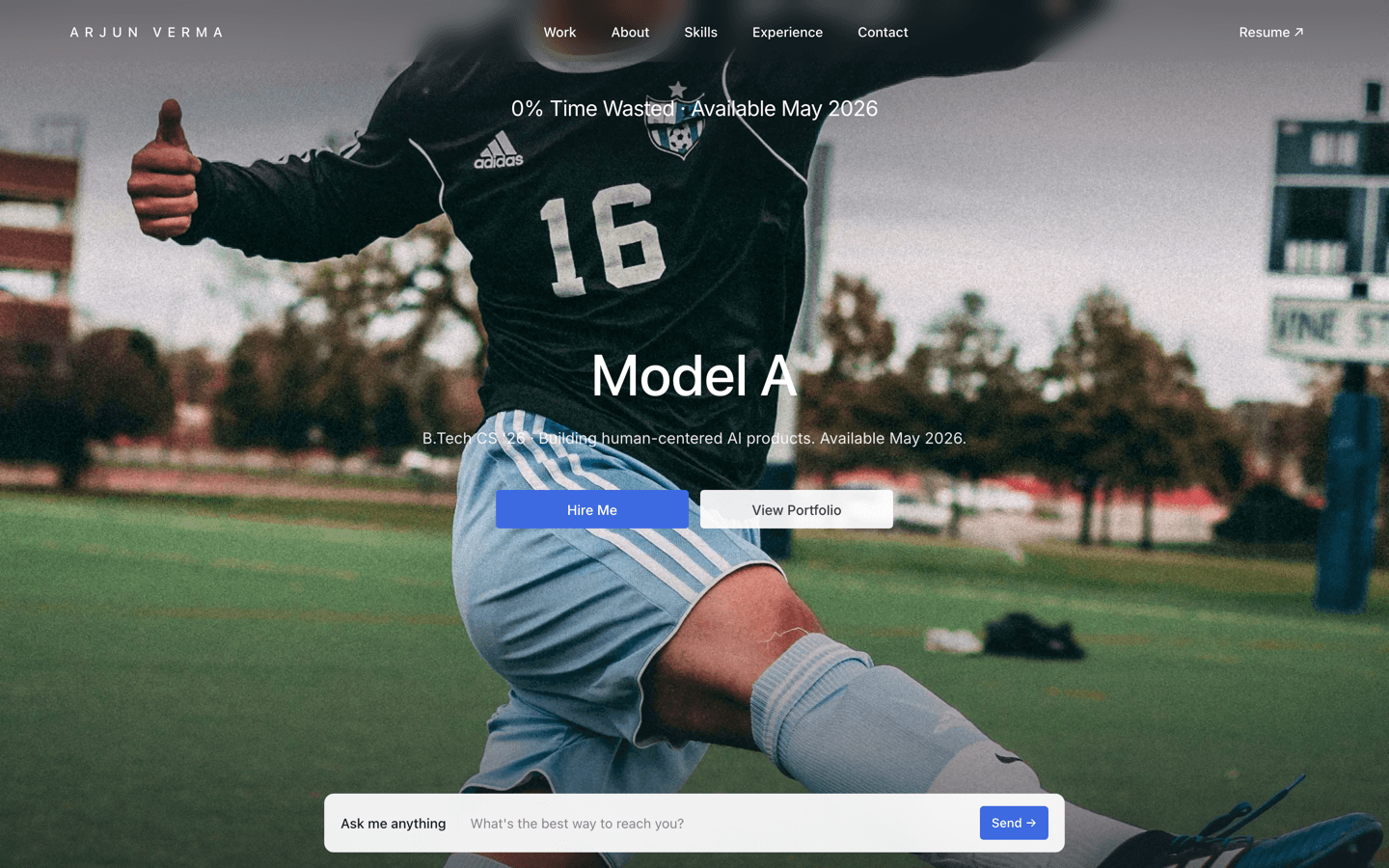 Preview of the Tesla — Premium Engineering Portfolio template