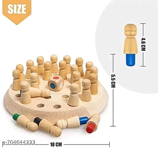 Wooden Color Matching Peg Board ā Montessori Educational Learning Toy for Kids - Image 1
