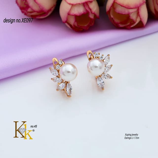 XUPING PEARL EARRINGS