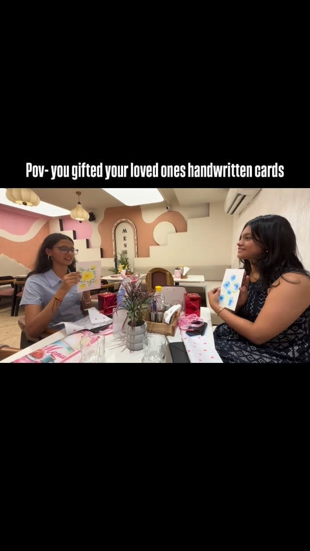 Handwritten Calligraphy Cards