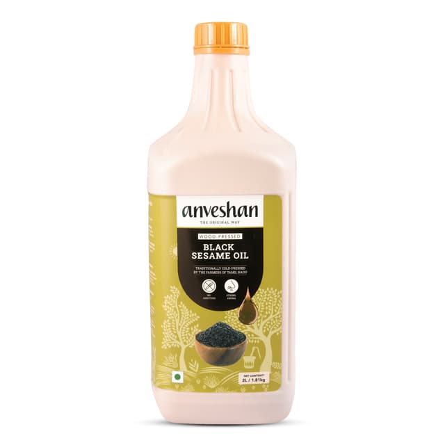 Wood-Pressed Black Sesame Oil