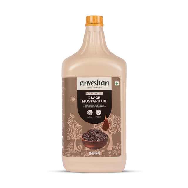 Wood-Pressed Black Mustard Oil