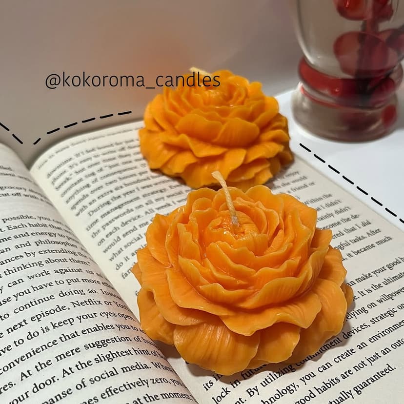 Citrus Blossom Flower Candle