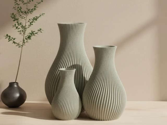 Modern Japandi Vase