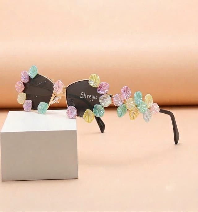 Pastel Petal Cascade Sunglasses