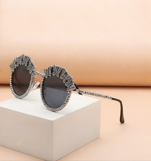 Oxidised Charm Sunglasses-1