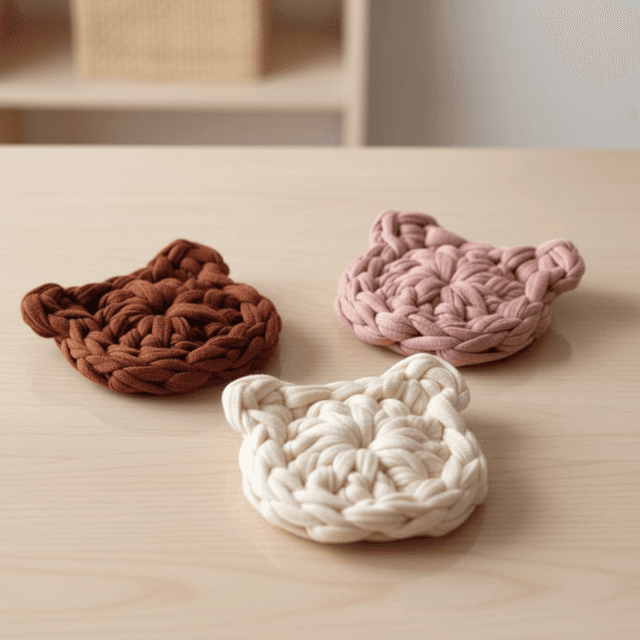 Crochet Bear Charm