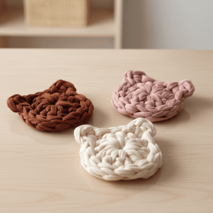 Crochet Bear Charm