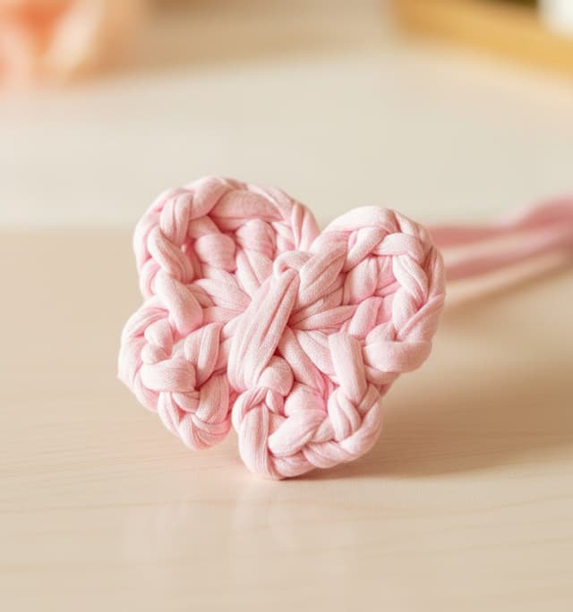 Crochet Butterfly Charm