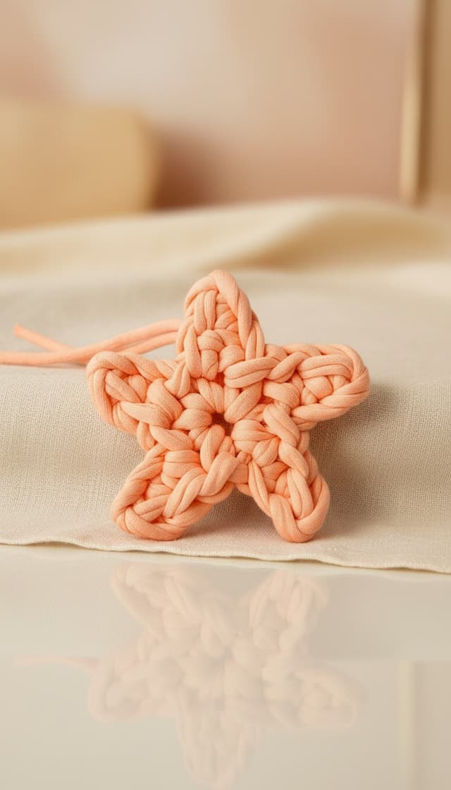 Crochet Star charm