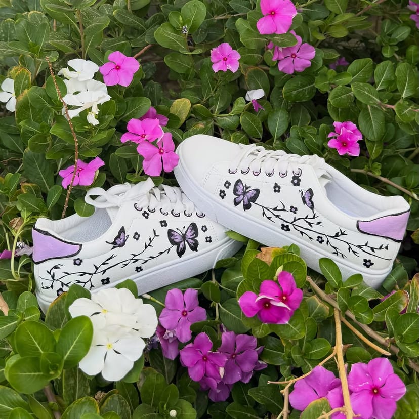 Shinobu Theme Custom Shoes - Image 1