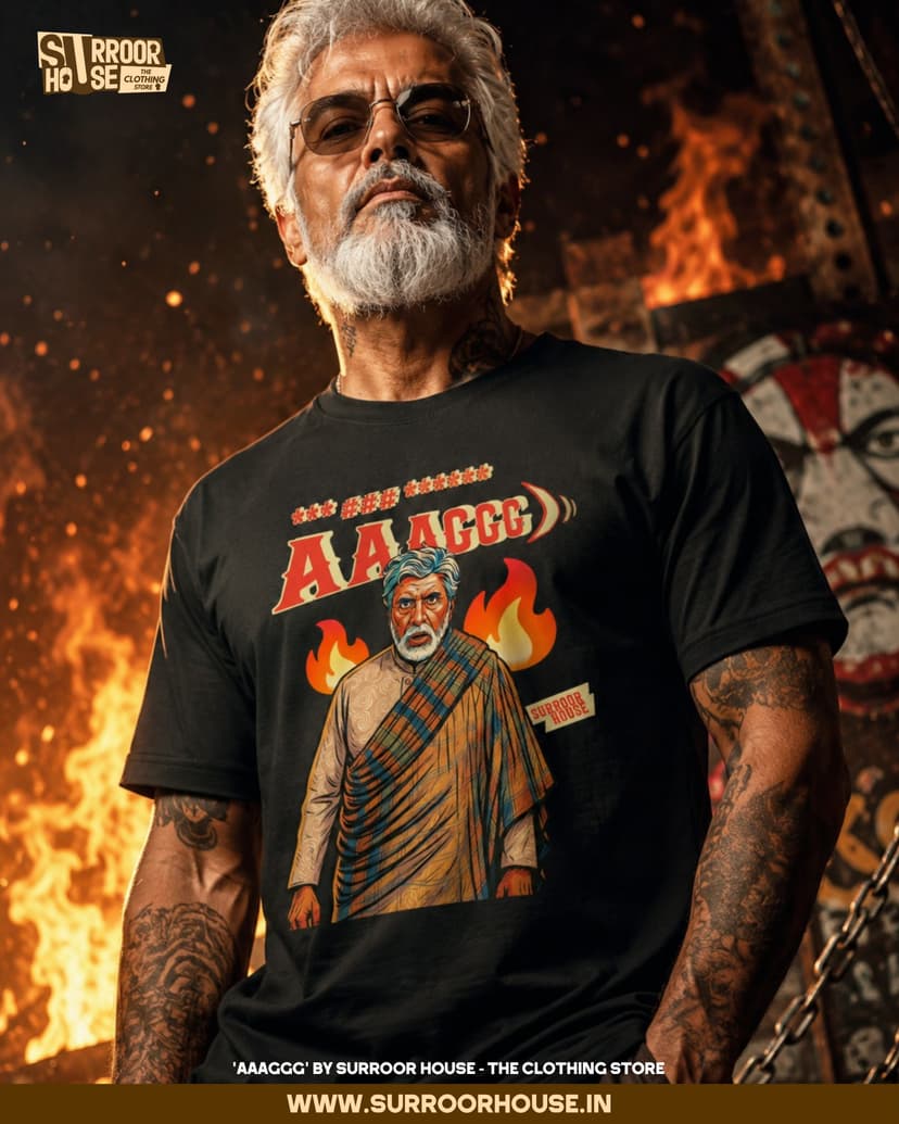'Aaaggg’ Luxury Oversized Unisex T-Shirt | 100% Cotton With Heavy Luxurious Feel