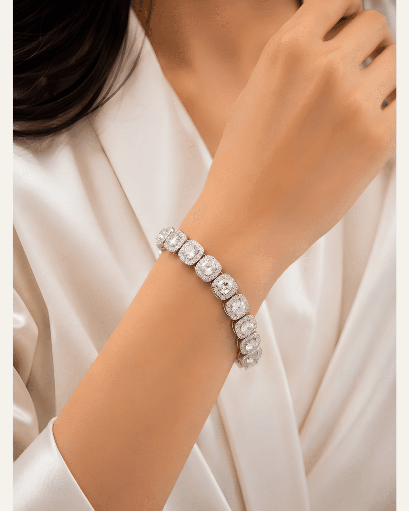Premium Teardrop Crystal Bracelet