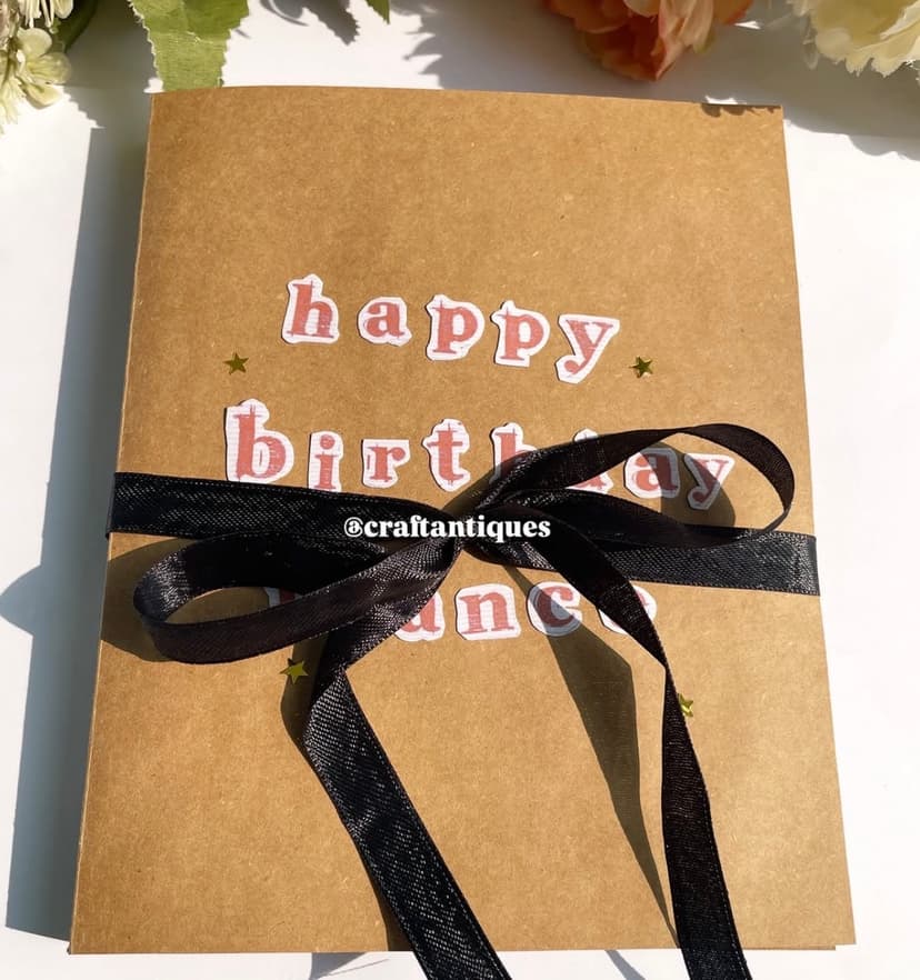 Birthday Vintage Scarpbook