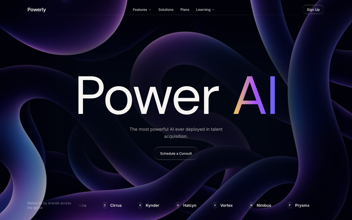 PowerAI — AI Platform — website template on SitesPlaced