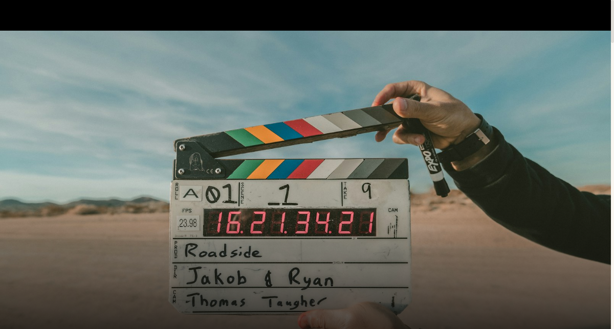 Cinema Reel Portfolio template preview on SitesPlaced