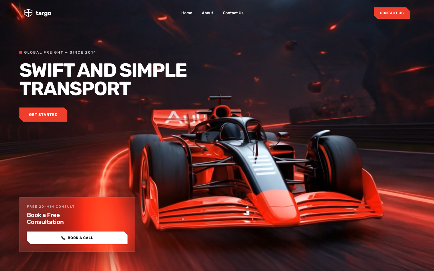Targo — Industrial B2B — website template on SitesPlaced